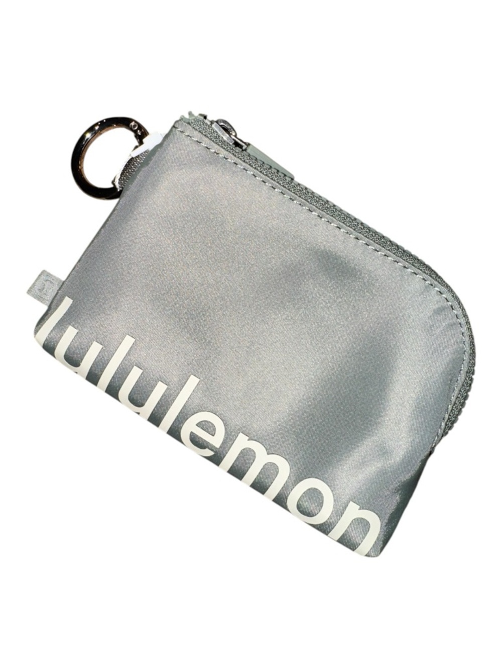 Lululemon Clippable Card Pouch Willow Leaf / Meadow Haze OS NWT Wallet Keychain